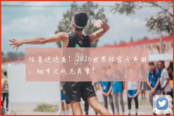 惊喜连连看!2026世界杯官方声明,细节之处见真章!